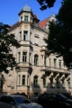 Erker des Gebäudes Hornschuchpromenade 7. Deutsche Renaissance, bezeichnet <!--LINK'" 0:34--> von <!--LINK'" 0:35-->.