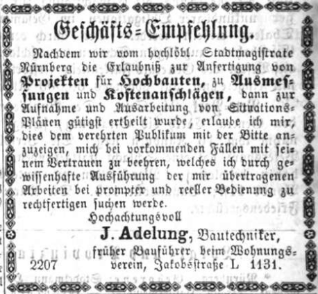 Datei:Anzeige Geschäftseröffg 08.10.1864.png
