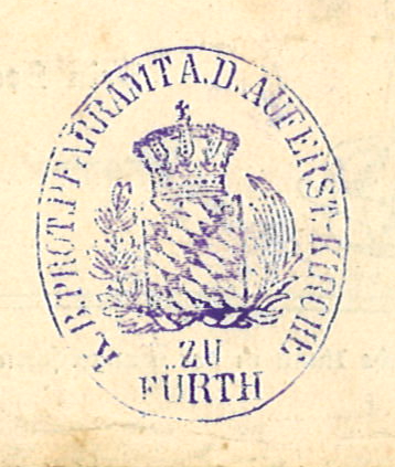 Datei:Pfarramtsstempel Auferstehungskirche.jpg