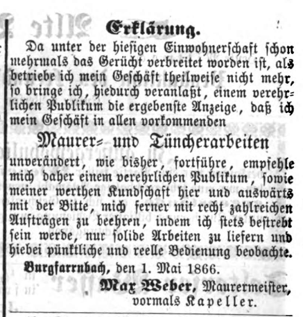 Datei:Anzeige Weber FÜ-Tagblatt 1866.png