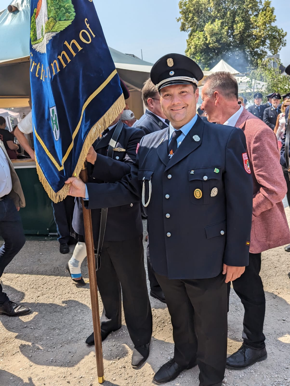 Antonio Loisi bei der FFW-Mannhof