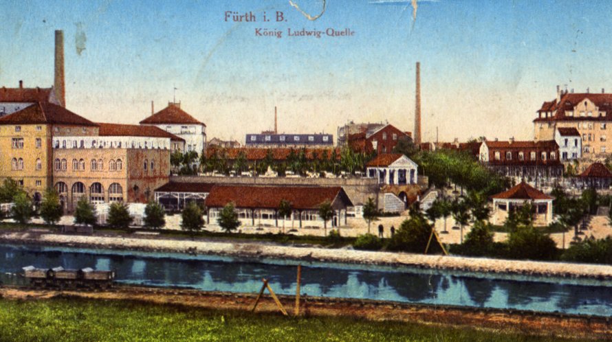 Das Kurbad an Stelle der heutigen Uferstadt