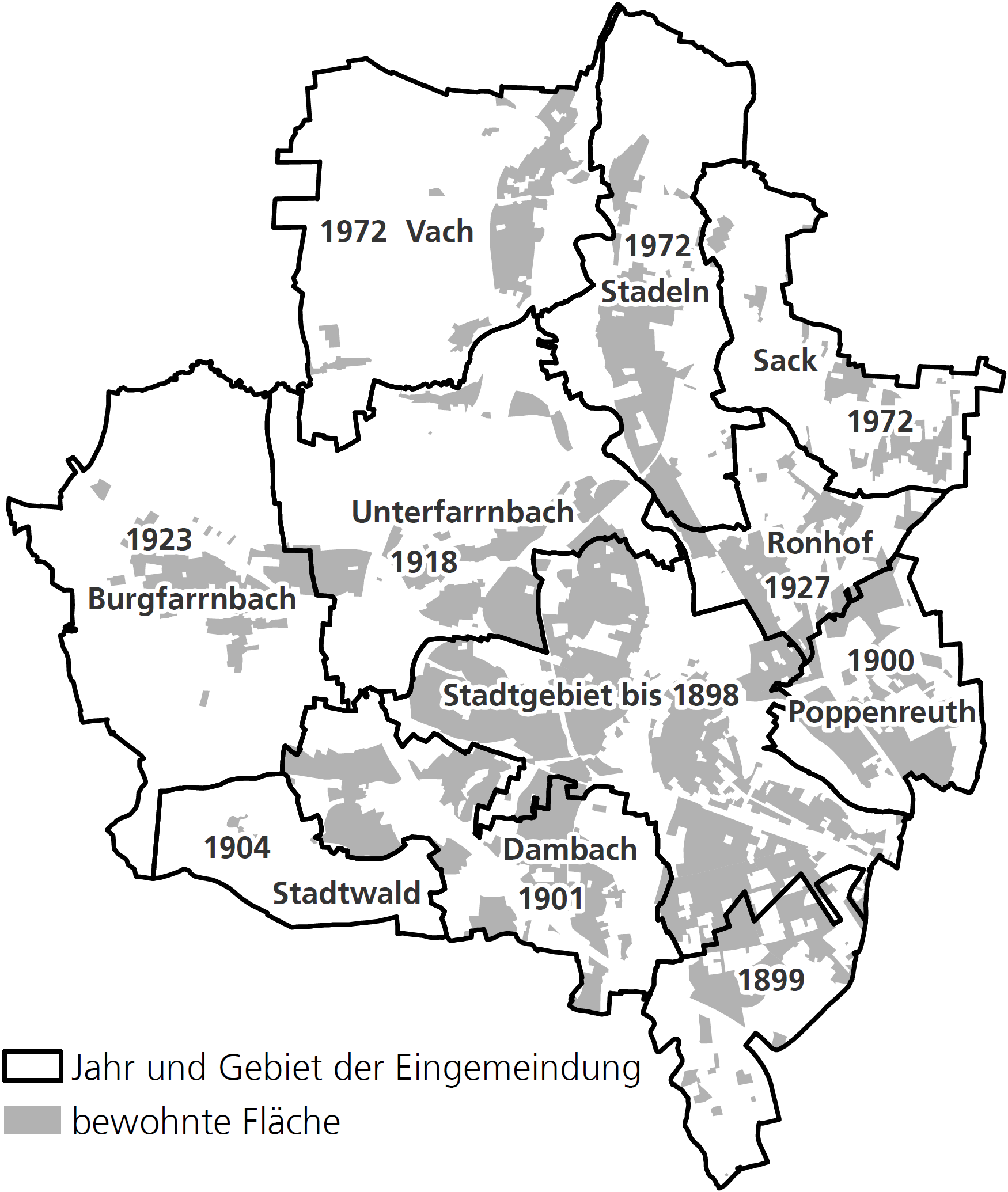 Eingemeindungen Fürth in Zahlen 2023.png