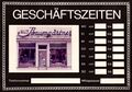Schild für Geschäftszeiten <span class="smw-highlighter" data-type="8" data-state="inline" data-title="Hinweis" title="Lizenz: CC BY-SA 3.0"><span class="smwtticon note"></span><span class="smwttcontent">Lizenz: CC BY-SA 3.0</span></span>