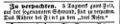Anzeige Fink, Drei Rosen, Fürther Tagblatt 29. Juli 1853 <span class="smw-highlighter" data-type="8" data-state="inline" data-title="Hinweis" title="Urheber: Fürther TagblattLizenz: NoC-NC 1.0"><span class="smwtticon note"></span><span class="smwttcontent">Urheber: <!--LINK'" 0:11--><br><br>Lizenz: NoC-NC 1.0</span></span>