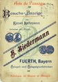 Besuchsanzeige (Visitenkarte) von Ernst Lehmann, Inhaber der Spiegel- und Spiegelglasfabriken H. ... <span class="smw-highlighter" data-type="8" data-state="inline" data-title="Hinweis" title="Besuchsanzeige (Visitenkarte) von Ernst Lehmann, Inhaber der Spiegel- und Spiegelglasfabriken H. Biedermann, 1906 gel.Urheber: Ernst LehmannLizenz: CC BY-SA 3.0"><span class="smwtticon note"></span><span class="smwttcontent">Besuchsanzeige (Visitenkarte) von Ernst Lehmann, Inhaber der Spiegel- und Spiegelglasfabriken H. Biedermann, 1906 gel.<br>Urheber: Ernst Lehmann<br><br>Lizenz: CC BY-SA 3.0</span></span>