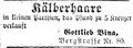 Zeitungsanzeige des Filzfabrikanten <!--LINK'" 0:6-->, Dezember 1854 <span class="smw-highlighter" data-type="8" data-state="inline" data-title="Hinweis" title="Lizenz: NoC-NC 1.0"><span class="smwtticon note"></span><span class="smwttcontent">Lizenz: NoC-NC 1.0</span></span>