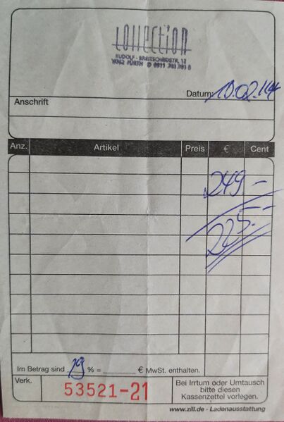 Datei:Collection Originalquittung 1.jpg