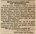 Zeitungsannonce des Daguerrotypisten Carl Gebhardt, August 1850 <span class="smw-highlighter" data-type="8" data-state="inline" data-title="Hinweis" title="Lizenz: NoC-NC 1.0"><span class="smwtticon note"></span><span class="smwttcontent">Lizenz: NoC-NC 1.0</span></span>