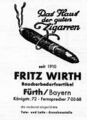 Werbung im DLRG-Kurier 1957 für die Lotto- und Toto-Annahmestelle <span class="smw-highlighter" data-type="8" data-state="inline" data-title="Hinweis" title="Lizenz: CC BY-SA 3.0"><span class="smwtticon note"></span><span class="smwttcontent">Lizenz: CC BY-SA 3.0</span></span>