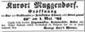 Werbeanzeige für das Kur- und Gasthaus in Muggendorf zum 1. Mai 1873 <span class="smw-highlighter" data-type="8" data-state="inline" data-title="Hinweis" title="Lizenz: NoC-NC 1.0"><span class="smwtticon note"></span><span class="smwttcontent">Lizenz: NoC-NC 1.0</span></span>