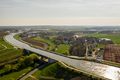 Blick über Atzenhof und Flexdorf - davor der Main-Donau-Kanal - links der Hafen, April 2019 <span class="smw-highlighter" data-type="8" data-state="inline" data-title="Hinweis" title="Urheber: Kamran SalimiLizenz: CC BY-SA 3.0"><span class="smwtticon note"></span><span class="smwttcontent">Urheber: <!--LINK'" 0:156--><br><br>Lizenz: CC BY-SA 3.0</span></span>