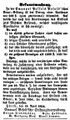 Emanuel-Pesselsche Brautstiftung, Fürther Tagblatt 25. April 1854 <span class="smw-highlighter" data-type="8" data-state="inline" data-title="Hinweis" title="Urheber: Fürther TagblattLizenz: CC BY-SA 3.0"><span class="smwtticon note"></span><span class="smwttcontent">Urheber: <!--LINK'" 0:13--><br><br>Lizenz: CC BY-SA 3.0</span></span>