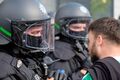Einsatzkräfte der Polizei im Dialog mit Fans bei der Aufstiegsfeier 2021 der Spielvereinigung im Mai ... <span class="smw-highlighter" data-type="8" data-state="inline" data-title="Hinweis" title="Einsatzkräfte der Polizei im Dialog mit Fans bei der Aufstiegsfeier 2021 der Spielvereinigung im Mai 2021Urheber: Kamran SalimiLizenz: CC BY-SA 3.0"><span class="smwtticon note"></span><span class="smwttcontent">Einsatzkräfte der Polizei im Dialog mit Fans bei der Aufstiegsfeier 2021 der Spielvereinigung im Mai 2021<br>Urheber: <!--LINK'" 0:174--><br><br>Lizenz: CC BY-SA 3.0</span></span>