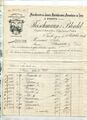 Rechnung mit Briefkopf der Firma Fleischmann & Bloedel, 1903 <span class="smw-highlighter" data-type="8" data-state="inline" data-title="Hinweis" title="Urheber: Fleischmann &amp; BloedelLizenz: CC BY-SA 3.0"><span class="smwtticon note"></span><span class="smwttcontent">Urheber: <!--LINK'" 0:0--><br><br>Lizenz: CC BY-SA 3.0</span></span>
