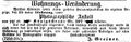 Zeitungsanzeige des Photographen <!--LINK'" 0:16-->, Dezember 1871 <span class="smw-highlighter" data-type="8" data-state="inline" data-title="Hinweis" title="Lizenz: NoC-NC 1.0"><span class="smwtticon note"></span><span class="smwttcontent">Lizenz: NoC-NC 1.0</span></span>