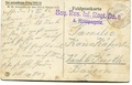 Feldpostkarte ann Fam. Käferstein in <!--LINK'" 0:83--> vom 24.03.1916 <span class="smw-highlighter" data-type="8" data-state="inline" data-title="Hinweis" title="Urheber: unbekanntLizenz: CC BY-SA 3.0"><span class="smwtticon note"></span><span class="smwttcontent">Urheber: unbekannt<br><br>Lizenz: CC BY-SA 3.0</span></span>