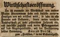 Zeitungsannonce des Wirts <!--LINK'" 0:17-->, November 1850 <span class="smw-highlighter" data-type="8" data-state="inline" data-title="Hinweis" title="Lizenz: NoC-NC 1.0"><span class="smwtticon note"></span><span class="smwttcontent">Lizenz: NoC-NC 1.0</span></span>
