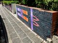 Kein Graffito aber Kunst von <!--LINK'" 0:41--> an der Mauer, Juli 2025 <span class="smw-highlighter" data-type="8" data-state="inline" data-title="Hinweis" title="Urheber: Web TrefoilLizenz: CC BY-SA 4.0"><span class="smwtticon note"></span><span class="smwttcontent">Urheber: <!--LINK'" 2:42--><br><br>Lizenz: CC BY-SA 4.0</span></span>