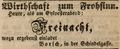 Zeitungsannonce des Wirts <!--LINK'" 0:18-->, Dezember 1850 <span class="smw-highlighter" data-type="8" data-state="inline" data-title="Hinweis" title="Lizenz: NoC-NC 1.0"><span class="smwtticon note"></span><span class="smwttcontent">Lizenz: NoC-NC 1.0</span></span>
