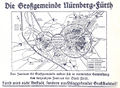 Flugblatt der Anhänger zur Eingemeindung der beiden Städte Nürnberg und Fürth im Jahr 1922 <span class="smw-highlighter" data-type="8" data-state="inline" data-title="Hinweis" title="Urheber: Stadt Fürth / NürnbergLizenz: CC BY-SA 3.0"><span class="smwtticon note"></span><span class="smwttcontent">Urheber: Stadt Fürth / Nürnberg<br><br>Lizenz: CC BY-SA 3.0</span></span>