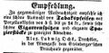 Zeitungsannonce des Drechslers A. L. Ochs, Dezember 1852 <span class="smw-highlighter" data-type="8" data-state="inline" data-title="Hinweis" title="Lizenz: NoC-NC 1.0"><span class="smwtticon note"></span><span class="smwttcontent">Lizenz: NoC-NC 1.0</span></span>