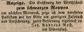 Zeitungsanzeige von Joh. Andreas Rost, Wirt <!--LINK'" 0:46--> am <!--LINK'" 0:47-->, September 1847 <span class="smw-highlighter" data-type="8" data-state="inline" data-title="Hinweis" title="Lizenz: NoC-NC 1.0"><span class="smwtticon note"></span><span class="smwttcontent">Lizenz: NoC-NC 1.0</span></span>