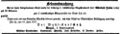 Zeitungsanzeige zur Wahl von Adolph John zum Bürgermeister, Juni 1857 <span class="smw-highlighter" data-type="8" data-state="inline" data-title="Hinweis" title="Lizenz: NoC-NC 1.0"><span class="smwtticon note"></span><span class="smwttcontent">Lizenz: NoC-NC 1.0</span></span>