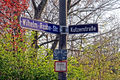 Straßenschild an der Kreuzung Kutzerstraße / Wilhelm-Raabe-Straße, 2017 <span class="smw-highlighter" data-type="8" data-state="inline" data-title="Hinweis" title="Urheber: Kamran SalimiLizenz: CC BY-SA 3.0"><span class="smwtticon note"></span><span class="smwttcontent">Urheber: <!--LINK'" 0:7--><br><br>Lizenz: CC BY-SA 3.0</span></span>