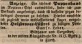 Werbeanzeige des Bildhauers <!--LINK'" 0:30-->, Dezember 1846 <span class="smw-highlighter" data-type="8" data-state="inline" data-title="Hinweis" title="Lizenz: Out of copyright - non commercial re-use"><span class="smwtticon note"></span><span class="smwttcontent">Lizenz: Out of copyright - non commercial re-use</span></span>