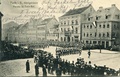 Feldpostkarte Parade des 3. Train Bataillons in der <!--LINK'" 0:101--> mit Häuserzeile Haus Nr. 90 bis 110 ... <span class="smw-highlighter" data-type="8" data-state="inline" data-title="Hinweis" title="Feldpostkarte Parade des 3. Train Bataillons in der Königstraße mit Häuserzeile Haus Nr. 90 bis 110 danach das Stadttheater, gelaufen 1915Urheber: Verlag Joseph Schott NürnbergLizenz: CC BY-SA 4.0"><span class="smwtticon note"></span><span class="smwttcontent">Feldpostkarte Parade des 3. Train Bataillons in der <!--LINK'" 0:102--> mit Häuserzeile Haus Nr. 90 bis 110 danach das <!--LINK'" 0:103-->, gelaufen <!--LINK'" 0:104--><br>Urheber: Verlag Joseph Schott Nürnberg<br><br>Lizenz: CC BY-SA 4.0</span></span>