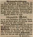 Zeitungsannonce des Lithographen <a class="mw-selflink selflink">Philipp Herrlein</a>, Juni 1846 <span class="smw-highlighter" data-type="8" data-state="inline" data-title="Hinweis" title="Lizenz: Out of copyright - non commercial re-use"><span class="smwtticon note"></span><span class="smwttcontent">Lizenz: Out of copyright - non commercial re-use</span></span>