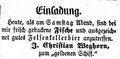 Werbeannonce für die Wirtschaft "zum goldenen Schiff", Oktober 1854 <span class="smw-highlighter" data-type="8" data-state="inline" data-title="Hinweis" title="Lizenz: NoC-NC 1.0"><span class="smwtticon note"></span><span class="smwttcontent">Lizenz: NoC-NC 1.0</span></span>