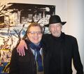 Kunstlehrer Klaus Schmidt mit ehemaligem Schüler Bernd Jesussek bei einer Vernissage der Galerie ... <span class="smw-highlighter" data-type="8" data-state="inline" data-title="Hinweis" title="Kunstlehrer Klaus Schmidt mit ehemaligem Schüler Bernd Jesussek bei einer Vernissage der Galerie Edler im City CenterUrheber: Bernd JesussekLizenz: CC BY-SA 3.0"><span class="smwtticon note"></span><span class="smwttcontent">Kunstlehrer Klaus Schmidt mit ehemaligem Schüler Bernd Jesussek bei einer Vernissage der Galerie Edler im City Center<br>Urheber: <a class="mw-selflink selflink">Bernd Jesussek</a><br><br>Lizenz: CC BY-SA 3.0</span></span>