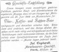 Werbeanzeige Jul. Engelhardt, August 1900 <span class="smw-highlighter" data-type="8" data-state="inline" data-title="Hinweis" title="Lizenz: CC BY-NC-SA 4.0"><span class="smwtticon note"></span><span class="smwttcontent">Lizenz: CC BY-NC-SA 4.0</span></span>
