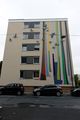 Fassadengemälde an der Georgenstraße 36, 2018 <span class="smw-highlighter" data-type="8" data-state="inline" data-title="Hinweis" title="Urheber: Kamran SalimiLizenz: CC BY-SA 3.0"><span class="smwtticon note"></span><span class="smwttcontent">Urheber: <!--LINK'" 0:31--><br><br>Lizenz: CC BY-SA 3.0</span></span>