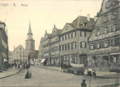 Zeitgenössische Ansichtskarte vom Fürther Marktplatz, 1908 <span class="smw-highlighter" data-type="8" data-state="inline" data-title="Hinweis" title="Urheber: unbekanntLizenz: CC BY-SA 3.0"><span class="smwtticon note"></span><span class="smwttcontent">Urheber: unbekannt<br><br>Lizenz: CC BY-SA 3.0</span></span>