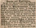 Zeitungsannonce des Kupferstechers <!--LINK'" 0:1-->, August 1846 <span class="smw-highlighter" data-type="8" data-state="inline" data-title="Hinweis" title="Lizenz: NoC-NC 1.0"><span class="smwtticon note"></span><span class="smwttcontent">Lizenz: NoC-NC 1.0</span></span>