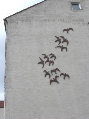 Leyher Str. 36 Wandplastik.JPG