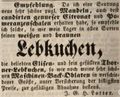 Zeitungsannonce des Lebküchners J. G. H. Lotter, November 1844 <span class="smw-highlighter" data-type="8" data-state="inline" data-title="Hinweis" title="Lizenz: NoC-NC 1.0"><span class="smwtticon note"></span><span class="smwttcontent">Lizenz: NoC-NC 1.0</span></span>