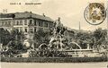 Der Centaurenbrunnen am Bahnhofplatz, April 1911 <span class="smw-highlighter" data-type="8" data-state="inline" data-title="Hinweis" title="Urheber: unbekanntLizenz: CC BY-SA 3.0"><span class="smwtticon note"></span><span class="smwttcontent">Urheber: unbekannt<br><br>Lizenz: CC BY-SA 3.0</span></span>