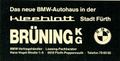 1988: zeitgenössische Werbung der Firma Brünning in der <!--LINK'" 0:85--> 1 <span class="smw-highlighter" data-type="8" data-state="inline" data-title="Hinweis" title="Urheber: BrünningLizenz: CC BY-SA 3.0"><span class="smwtticon note"></span><span class="smwttcontent">Urheber: Brünning<br><br>Lizenz: CC BY-SA 3.0</span></span>