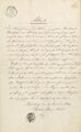 Zeugnis vom 9. Januar 1854, ausgefertigt durch den Nürnberger Stadtbaurat Solger <span class="smw-highlighter" data-type="8" data-state="inline" data-title="Hinweis" title="Lizenz: Bildlizenz-Stadtarchiv"><span class="smwtticon note"></span><span class="smwttcontent">Lizenz: Bildlizenz-Stadtarchiv</span></span>