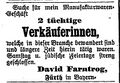 Anzeige im "Frankfurter Israelitischen Familienblatt" vom 14. Juni 1907 <span class="smw-highlighter" data-type="8" data-state="inline" data-title="Hinweis" title="Lizenz: CC BY-NC-SA 3.0"><span class="smwtticon note"></span><span class="smwttcontent">Lizenz: CC BY-NC-SA 3.0</span></span>
