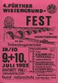 4. Fürther Wiesengrund-Fest im Rednitzgrund im Juli 1983 <span class="smw-highlighter" data-type="8" data-state="inline" data-title="Hinweis" title="Urheber: Bund NaturschutzLizenz: CC BY-SA 3.0"><span class="smwtticon note"></span><span class="smwttcontent">Urheber: <a class="mw-selflink selflink">Bund Naturschutz</a><br><br><br>Lizenz: CC BY-SA 3.0</span></span>