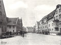Marktplatz gen Süden, Aufnahme um 1907 <span class="smw-highlighter" data-type="8" data-state="inline" data-title="Hinweis" title="Urheber: L. Kriegbaum, NürnbergLizenz: CC BY-SA 3.0"><span class="smwtticon note"></span><span class="smwttcontent">Urheber: L. Kriegbaum, Nürnberg<br><br><br>Lizenz: CC BY-SA 3.0</span></span>