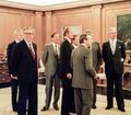 Delegationsteilnehmer zu Besuch in Spanien beim spanischen König Juan Carlos I., Sept. 1981 <span class="smw-highlighter" data-type="8" data-state="inline" data-title="Hinweis" title="Urheber: unbekanntLizenz: Bildlizenz-Stadtarchiv"><span class="smwtticon note"></span><span class="smwttcontent">Urheber: unbekannt<br><br>Lizenz: Bildlizenz-Stadtarchiv</span></span>