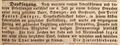 Traueranzeige für den Siegellack-Fabrikanten <a class="mw-selflink selflink">Peter Konrad Zwinger</a>, Juli 1842 <span class="smw-highlighter" data-type="8" data-state="inline" data-title="Hinweis" title="Lizenz: NoC-NC 1.0"><span class="smwtticon note"></span><span class="smwttcontent">Lizenz: NoC-NC 1.0</span></span>