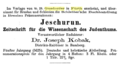 Anzeige Gusdorfer für Jeschurun, 1865 <span class="smw-highlighter" data-type="8" data-state="inline" data-title="Hinweis" title="Lizenz: CC BY-SA 3.0"><span class="smwtticon note"></span><span class="smwttcontent">Lizenz: CC BY-SA 3.0</span></span>