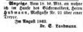 Zeitungsanzeige von Dr. S. Landmann, August 1862 <span class="smw-highlighter" data-type="8" data-state="inline" data-title="Hinweis" title="Lizenz: NoC-NC 1.0"><span class="smwtticon note"></span><span class="smwttcontent">Lizenz: NoC-NC 1.0</span></span>